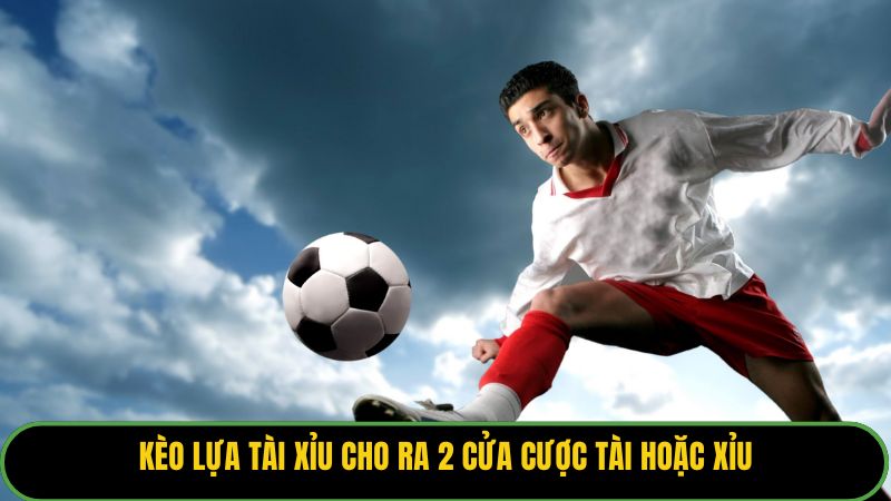Kèo lựa tài xỉu cho ra 2 cửa cược tài hoặc xỉu