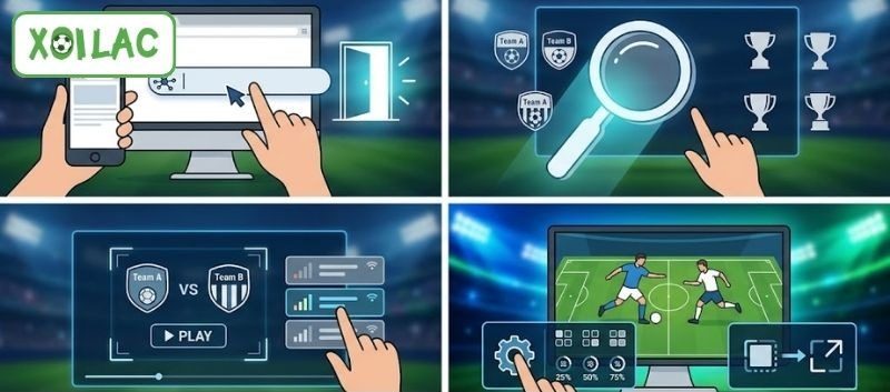 Trực tiếp bóng đá 2026 Xoilac Socolive Sutbongtv 168 Quy trình truy cập và theo dõi bóng đá trên Xoilac