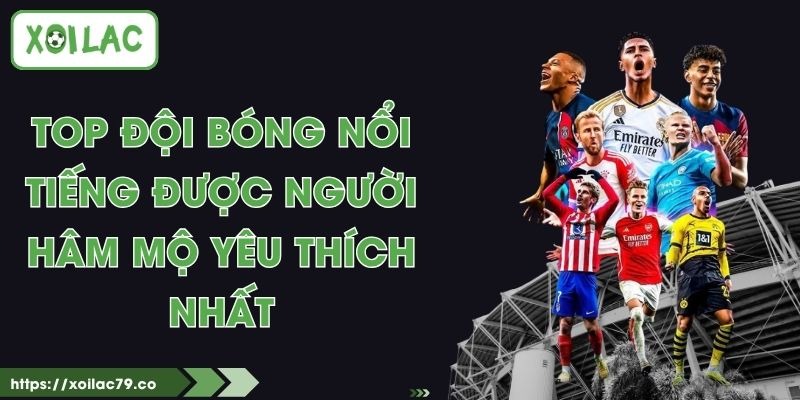 Top Đội Bóng Nổi Tiếng Được Người Hâm Mộ Yêu Thích Nhất